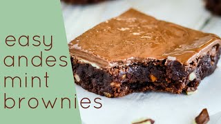 How to Make Andes Mint Brownies [upl. by Cock]