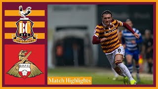 MATCH HIGHLIGHTS Bradford City v Doncaster Rovers [upl. by Sregor]