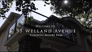 95 Welland Avenue Toronto  Moore Park UB [upl. by Wie431]