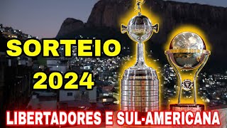 Sorteio da Libertadores e Copa Sul Americana 2024 [upl. by Sharon200]