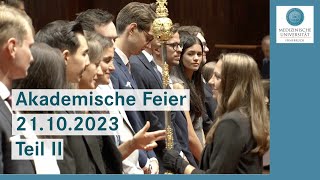 Akademische Feier der Medizinischen Universität Innsbruck 21102023 Teil II [upl. by Zenda]