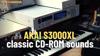 AKAI S3000XL  some classic CDROMs [upl. by Wind]