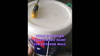 TITAN SUPERFLEX ELASTOMERIC PAINT FOR OUTDOOR WALL [upl. by Clarie]