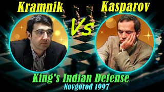 Kramnik vs Kasparov A Masterful Display in the Kings Indian Defense [upl. by Anitak]