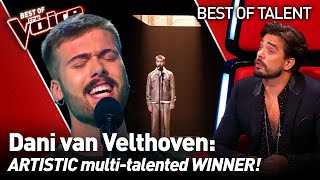 Flamboyant talent sang Hallelujah in ARABIC during his Blind Audition on The Voice [upl. by Aletsirc]