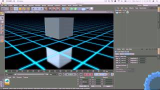 How to make the TRON Grid Effect in Cinema 4D [upl. by Milson]