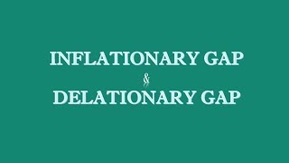 Inflationary Gap and Deflationary Gap Part 1 Full Employment  defined [upl. by Shawnee796]