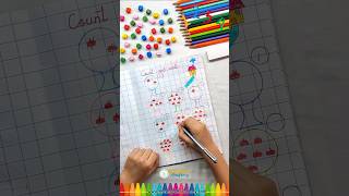 🌈 Count amp Write the Correct Number 🔢 Mathematics Worksheets for Kindergarten 🍎 shorts kids viral [upl. by Klemens870]