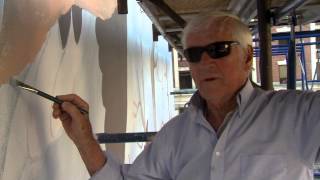 John Ruthven Paints 25 foot Martha  Passenger Pigeon [upl. by Hannad]