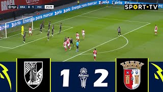 Vitória SC x SC Braga 12  Allianz CUP 202425  Resumo da Partida [upl. by Melloney]