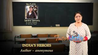 Tutor Mate ICSE English 2 Indias Heroes [upl. by Giulia949]