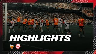 Highlights Valencia CF  Eintracht Frankfurt [upl. by Ednew375]