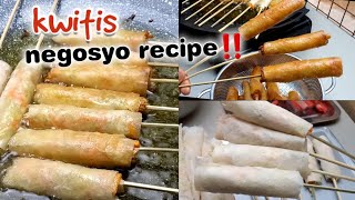 kwitis pang negosyo recipepinoy streetfoodpatok na negosyo [upl. by Anoval]