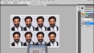 How To Make Passport Size Photo In Photoshop CS4 [upl. by Chien]