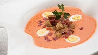 Gazpacho andaluz casero receta fácil de Karlos Arguiñano 🍅 [upl. by Shulman]