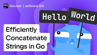 Concatenate Strings in Go with GoLand [upl. by Lauritz]