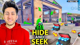 Playing Hide And Seek On Mill Finding These Noob Hackers 😂 In Free Fire [upl. by Paulita]