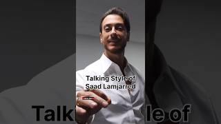 Smart talking style of Saad Lamjarredsaadlamjarredsmartguyarbicsingerwriteryoutubeshorts💞🎶💞😄 [upl. by Steep]