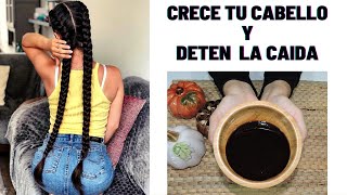 CRECE TU CABELLO Y DETEN LA CAIDA CON ACEITE DE CAFE  CRECIMIENTO EXTREMO con Café Canela y Anís [upl. by Nikolaus796]