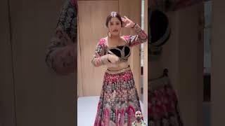 anjaliraghavnewsong dance renukapawarnewsong fashion lehenga bridal wedding newharyanvisong [upl. by Issor]