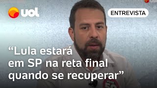 Boulos nega baixa participação de Lula em sua campanha Estou satisfeito [upl. by Sedgewinn]