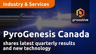 PyroGenesis Canada shares latest quarterly results and new technology [upl. by Ogu]