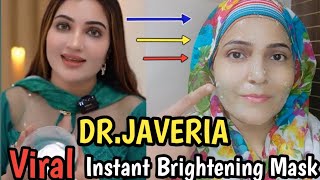 Lets Try DRJAVERIA Viral Instant Brightening Maskdrjia01 [upl. by Cirted800]