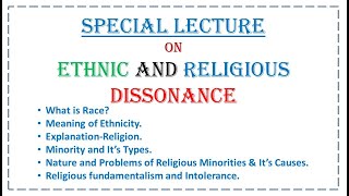 Race Ethnicity Religion Types of Minority Problems of religious minorities Fundamentalism UPSC [upl. by Satsok]