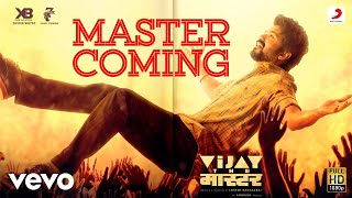 Master Coming  Vijay The Master  Thalapathy Vijay Anirudh Ravichander Vaathi Coming [upl. by Esirehs]