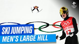 Ski Jumping  Mens Individual Large Hill Final  Full Replay  Beijing2022 [upl. by Boelter]