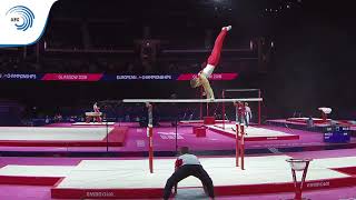 Florian SCHMIDLE AUT  2018 Artistic Gymnastics Europeans junior qualification parallel bars [upl. by Olivann]