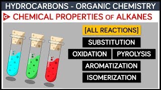 Hydrocarbons  Chemical Properties of Alkanes  Organic Chemistry [upl. by Natalia]