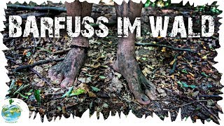 Barfuss im Wald  Wandertour ohne Schuhe [upl. by Ardnaxela]