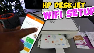 How To Do WiFi SetUp of HP Deskjet 2800 Series AllInOne Printer [upl. by Araid]