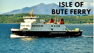 Isle of Bute Ferry  Wemyss BayRothesay  Scotland [upl. by Giavani]