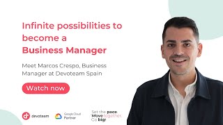 Infinite possibilities to become a Business Manager Meet Marcos Crespo [upl. by Ogaitnas]