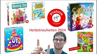 Piatnik Brettspiele Herbstneuheiten 2024  Essen Vorschau [upl. by Eibob151]