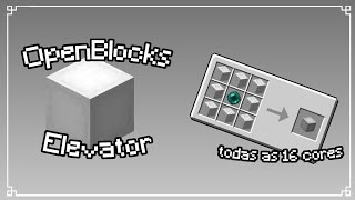 SAIU OpenBlocks Elevator Minecraft MCPE  AddOn Bedrock Edition [upl. by Handy]