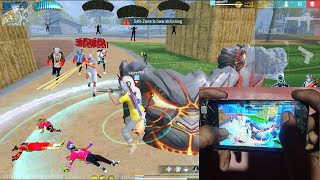 Solo Vs Squad 🪂  Full Gameplay  iPhone 6s📲Free fire gamepaly [upl. by Lupe]