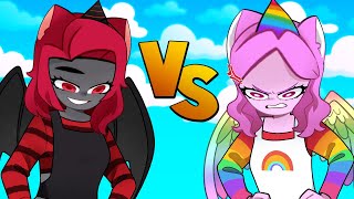 WHO IS THE SMARTER UNICORN TWIN  Roblox [upl. by Annahavas892]