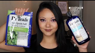 DrTeals Foaming Bath Review  Top Two Tuesday [upl. by Erhart397]