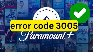 Paramount plus error code 3005  Error code 3002 Paramount [upl. by Ydiarf]