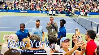 LIVE NOW Novak Djokovic at US Open [upl. by Berny]