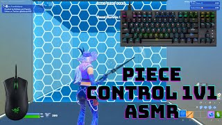 Fortnite ASMR Keyboard 😴  Piece Control 1v1  144 FPS HD [upl. by Jasmine]