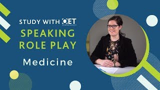 OET Speaking Role Play Medicine FULL SUBTEST [upl. by Ordnaxela]