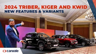 2024 Renault Triber Kiger amp Kwid  New Features Variants amp Colours Revealed [upl. by Aronek280]