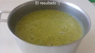 Cómo Hacer Receta CREMA DE BRÓCOLI  Fácil y Saludable [upl. by Ahsratan]