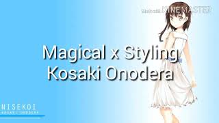 Magical Styling  Kosaki Onodera Op2 Nisekoi [upl. by Breh]