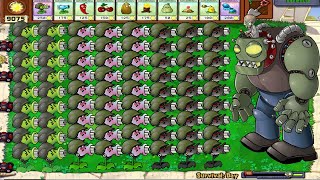 99 Hypno Gatlingpea Vs 99 Doom Gatlingpea Vs Dr Zomboss Plants vs Zombies [upl. by Fondea700]