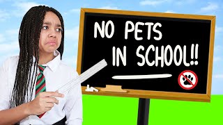 NO PETS ALLOWED IN ADOPT ME SCHOOL [upl. by Bryana]